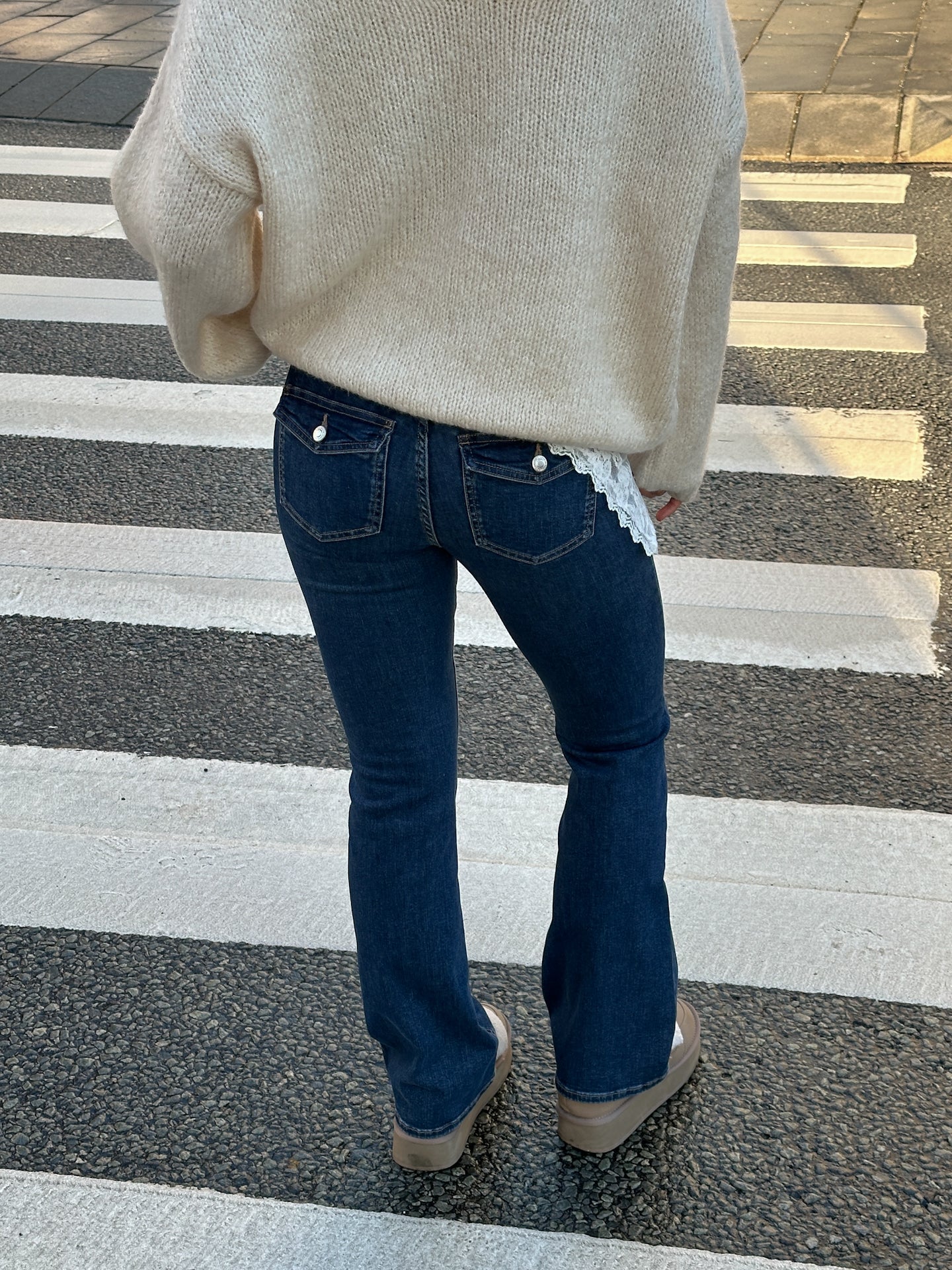 ONLBLUSH MW Back Pocket Jeans - PIM134